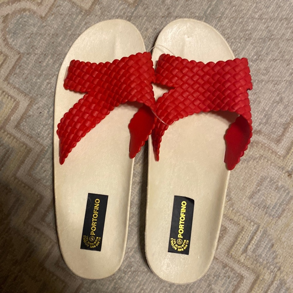 PORTOFINO WOMEN SANDAL SIZE 9 COLOR & OF White